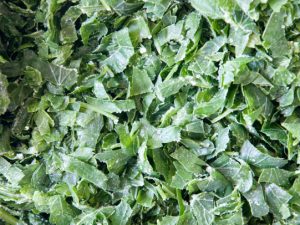 Frozen spinach chopped