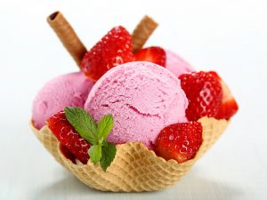 Icecream strawberry