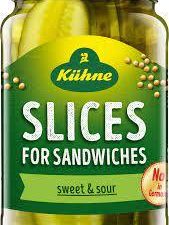 Sweet and sour gherkins