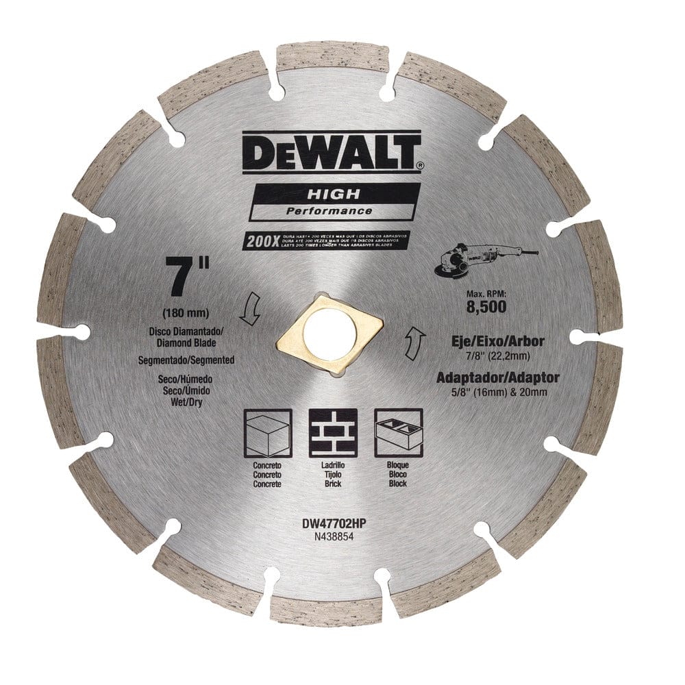 Diamond Blade UNIVERSAL Segmented for Stone, Concrete, Brick, Block cutting 180mm=7.1/4"
