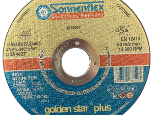 GOLDEN STAR Steel Cutting Disc 115mm=4.1/2"x3/32x7/8 TLS 65406