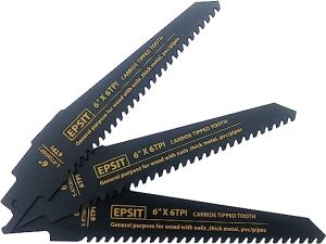 RECIP Saw Blades for :Cutting METAL, WOOD WOOD with NAILS, PLASTICS, ALU, INOX, PROFILES. Variable tooth
spacing for cutting different material. MADE IN GERMANY