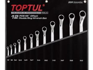 RING PANNER SET 12 PCS 6X7, 8X9, 10X11, 12X13, 14X15, 16X17, 18X19, 20X22, CHROM VANADIUM