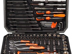 Set of Screwdriver Bits + Sockets metric + imperial POWER
BIT HANDLE 122pcs