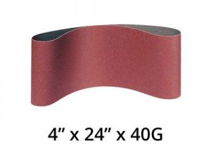 SHORT BELT 100X610MM=4"X24" GRIT 40 TLS 61709  KLI-
4478