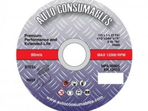 STEEL CUTTING DISC 115MM=4.1/2", 1mm TLS65408 KLI- 262936