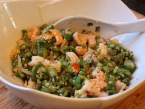 fry akra-and-shrimp
