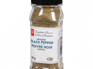 Pepper black grounded